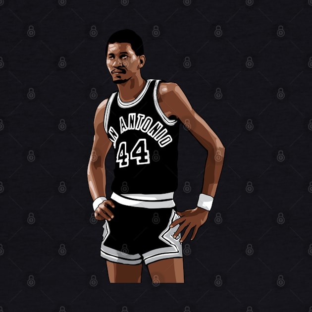 George Gervin Vector Standing by qiangdade